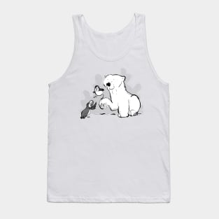 Polar Bear and Puffins Tank Top